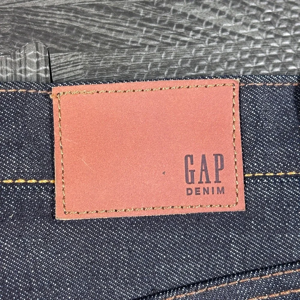 GAP Jeans Mens 36x32 Blue Kaihara Selvedge Denim Skinny NEW Raw Indigo Deadstock